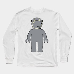 Banksy Style Astronaut Minifig Long Sleeve T-Shirt